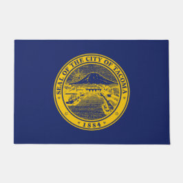 Flagge von Tacoma (Washington City) Fußmatte