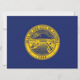Flagge von Tacoma (Washington City) Karte