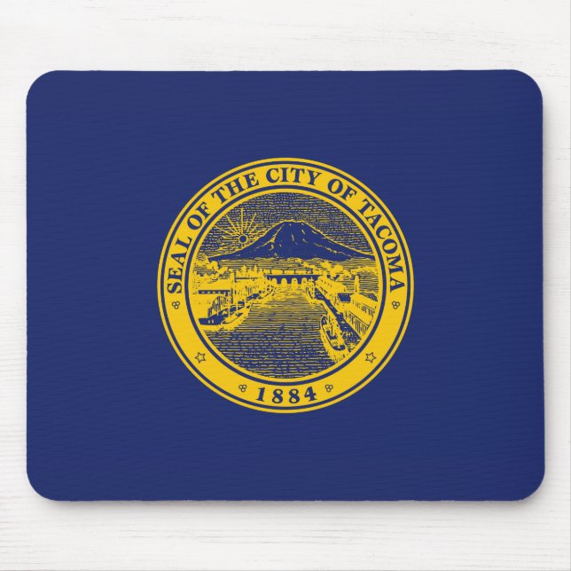 Flagge von Tacoma (Washington City) Mousepad (Vorne)