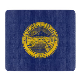 Flagge von Tacoma (Washington City) Schneidebrett