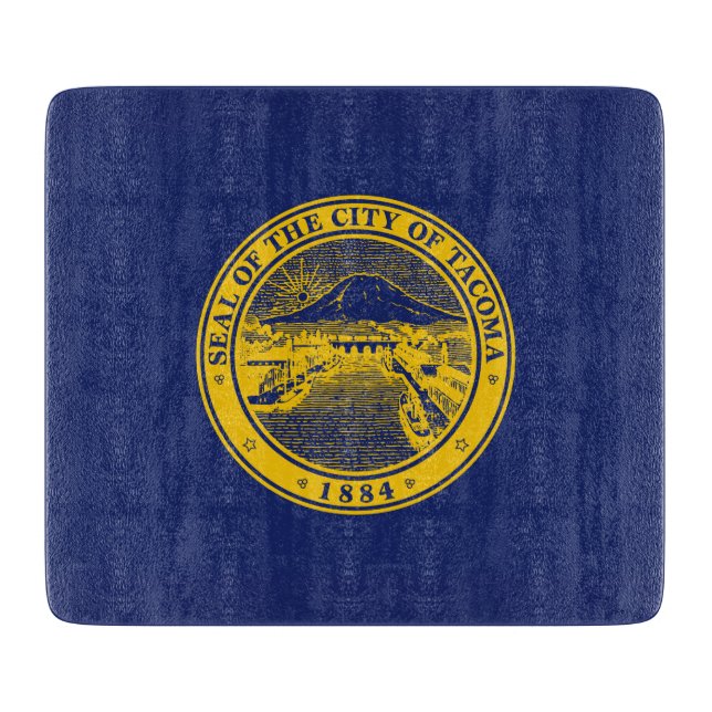 Flagge von Tacoma (Washington City) Schneidebrett (Vorderseite)
