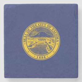 Flagge von Tacoma (Washington City) Steinuntersetzer