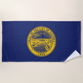 Flagge von Tacoma (Washington City) Strandtuch