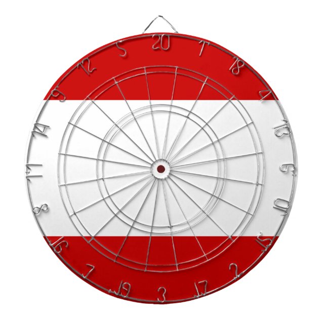 Flagge von Tahiti Dartscheibe (vorne)