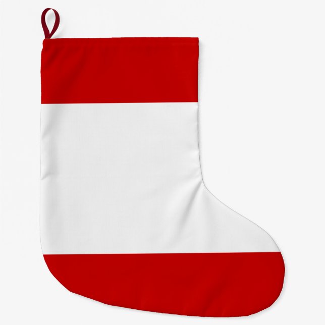 Flagge von Tahiti Großer Weihnachtsstrumpf (Vorderseite)