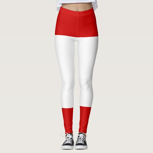 Flagge von Tahiti Leggings (Vorderseite)