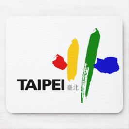 Flagge von Taipei City (Taiwan) Mousepad