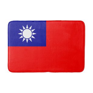 Flagge von Taiwan Badematte