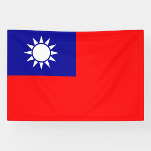 Flagge von Taiwan Banner