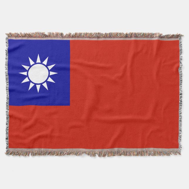 Flagge von Taiwan Decke (Vorderseite)