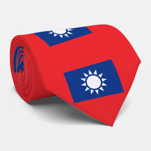 Flagge von Taiwan die Republik China Krawatte