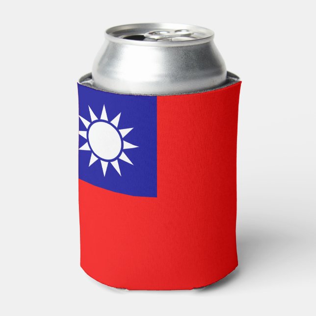 Flagge von Taiwan Dosenkühler (Kanne Vorderseite)