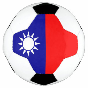 Flagge von Taiwan Fußball