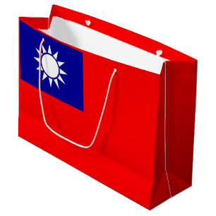 Flagge von Taiwan Große Geschenktüte