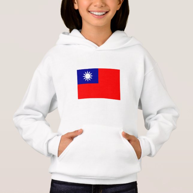 Flagge von Taiwan Hoodie (Vorderseite)