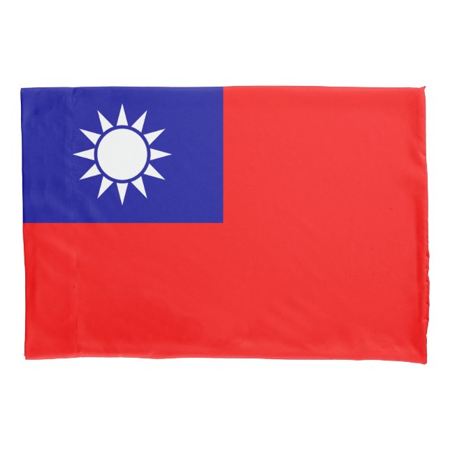 Flagge von Taiwan Kissenbezug (Vorderseite)