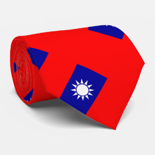 Flagge von Taiwan Krawatte