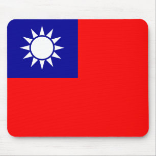 Flagge von Taiwan Mousepad
