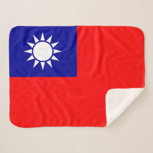 Flagge von Taiwan Sherpadecke