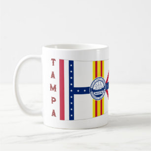 Flagge von Tampa, Florida Kaffeetasse