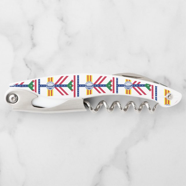 Flagge von Tampa, Korkenzieher von Florida (Vorderseite)