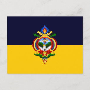 Flagge von Tegucigalpa, Honduras Postkarte