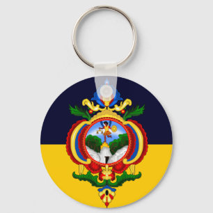 Flagge von Tegucigalpa, Honduras Schlüsselanhänger