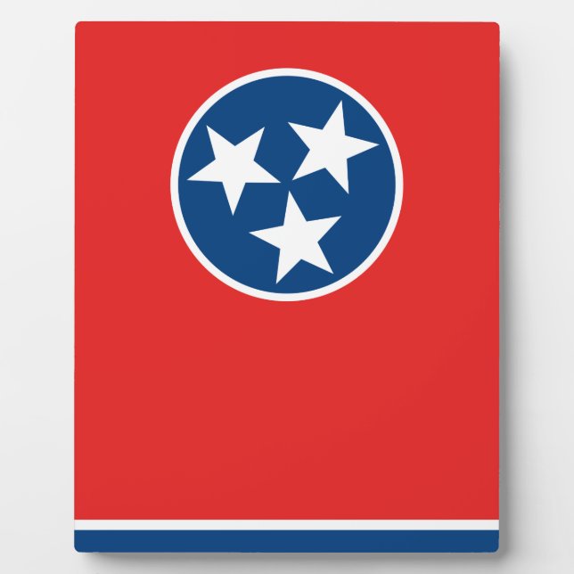 Flagge von Tennessee Fotoplatte (Vorderseite)