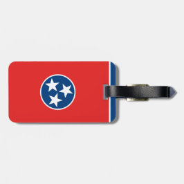 Flagge von Tennessee Gepäckanhänger
