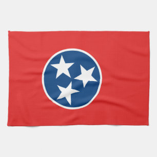 Flagge von Tennessee Geschirrtuch