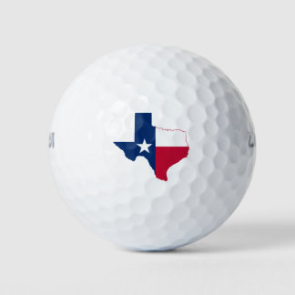 Flagge von Texas Golfball