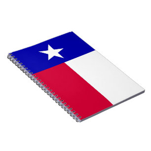 Flagge von Texas-Notizbuch Notizblock