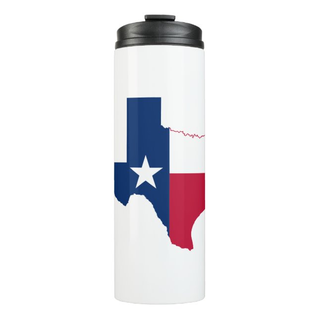 Flagge von Texas Thermosbecher (Vorderseite)