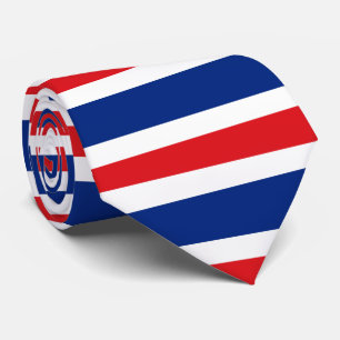 Flagge von Thailand Krawatte