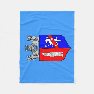 Flagge von Tirana, Albanien, Fleece Blanket