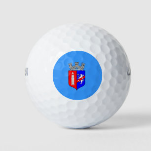 Flagge von Tirana, Albanien Golfbälle