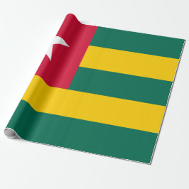 Flagge von Togo Geschenkpapier