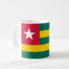 Flagge von Togo Kaffeetasse