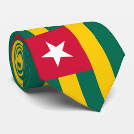 Flagge von Togo Krawatte