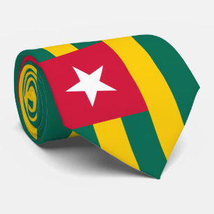 Flagge von Togo Krawatte