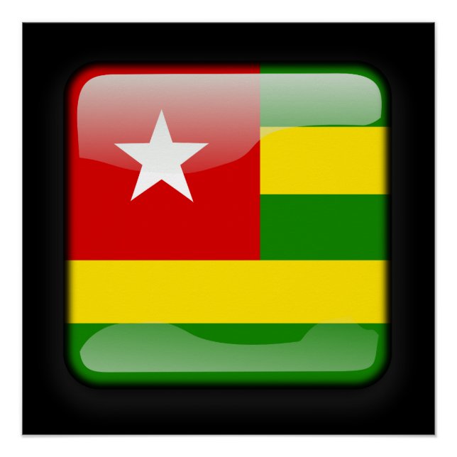 Flagge von Togo Poster (Vorderseite)