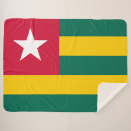 Flagge von Togo Sherpadecke