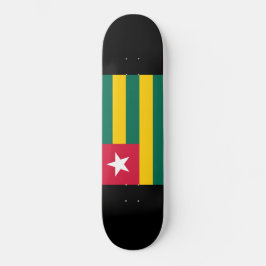 Flagge von Togo Skateboard