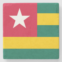 Flagge von Togo Steinuntersetzer
