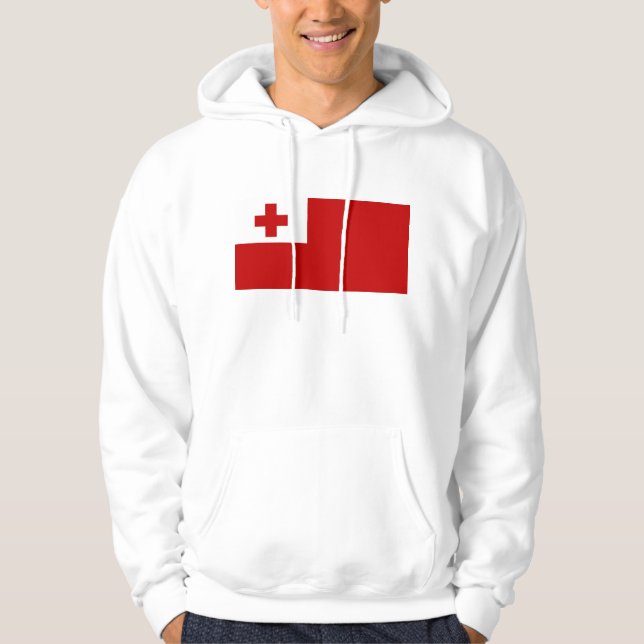 Flagge von Tonga Hoodie (Vorderseite)