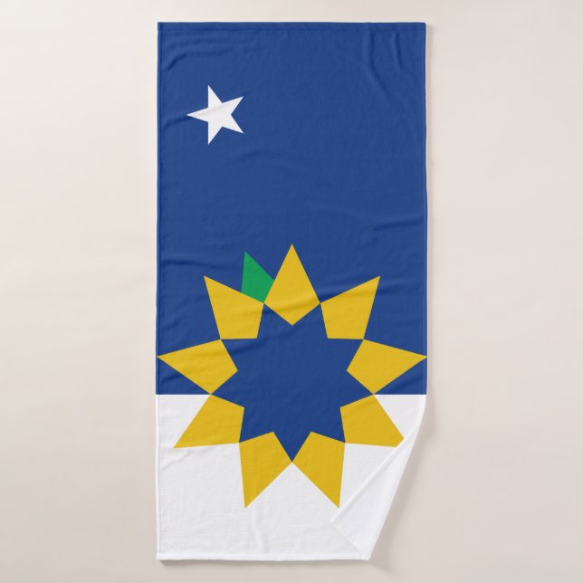 Flagge von Topeka, Kansas Badhandtuch Set (Badehandtuch)