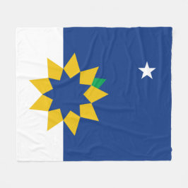 Flagge von Topeka (Kansas) Fleecedecke