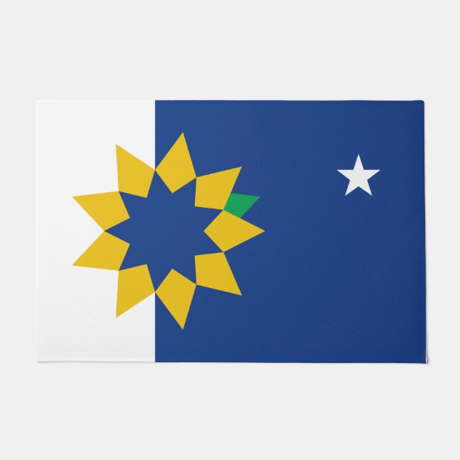 Flagge von Topeka (Kansas) Fußmatte (Vorderseite)
