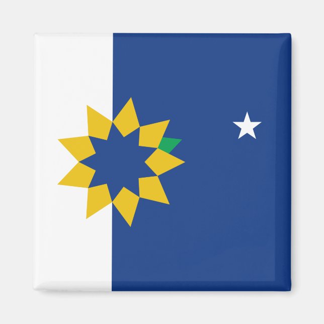 Flagge von Topeka (Kansas) Magnet (Vorne)