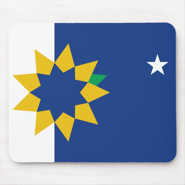 Flagge von Topeka, Kansas Mousepad (Vorne)